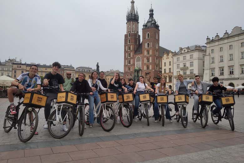 Have a blast pedaling your way through Krakow