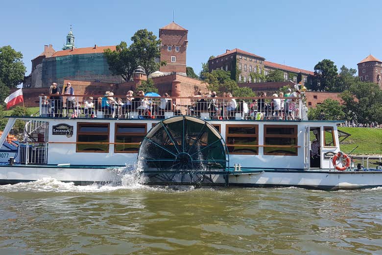 Passeio de barco por Cracóvia