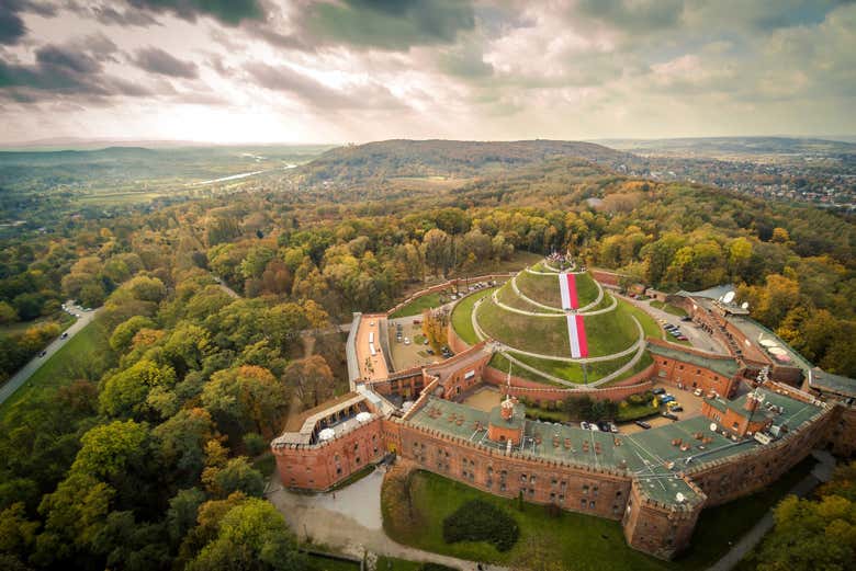 Montículo de Kościuszko visto desde las alturas