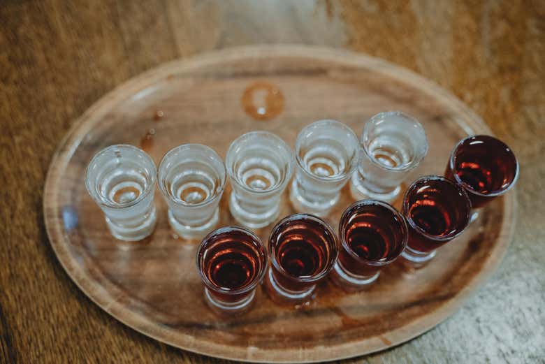 Typical Polish spirits