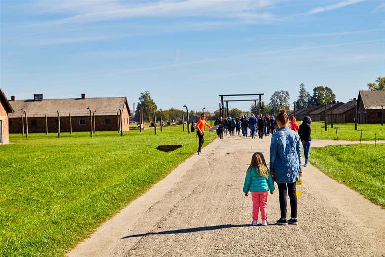 A mother and her daughter at Auschwitz-Birkenau