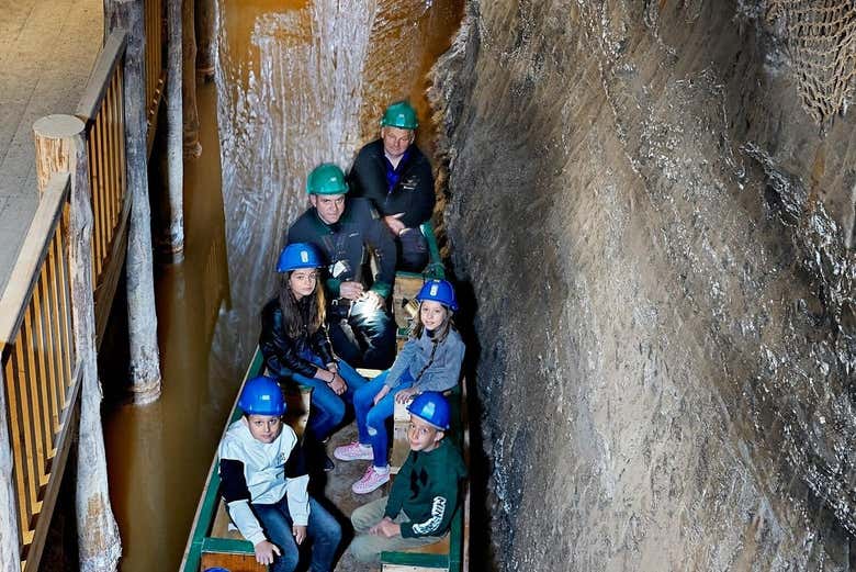 ¡Momento foto durante el paseo en barco!