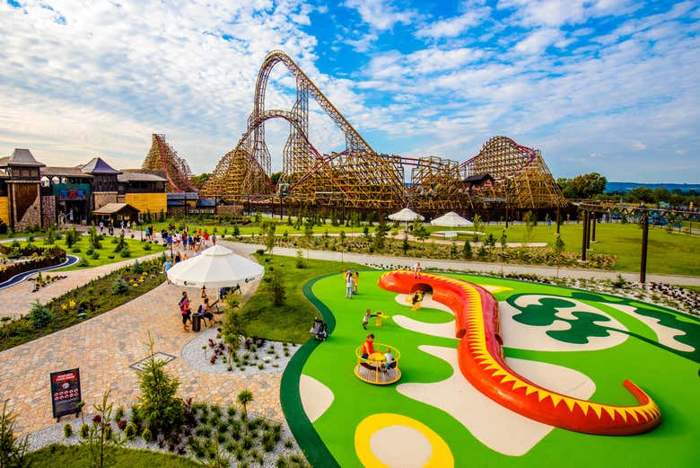 Panorámica del parque de atracciones