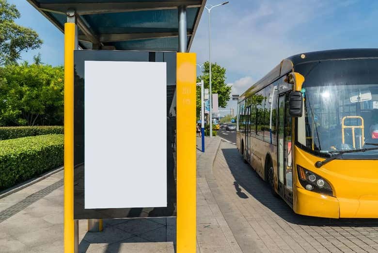 Bus stop to Auschwitz
