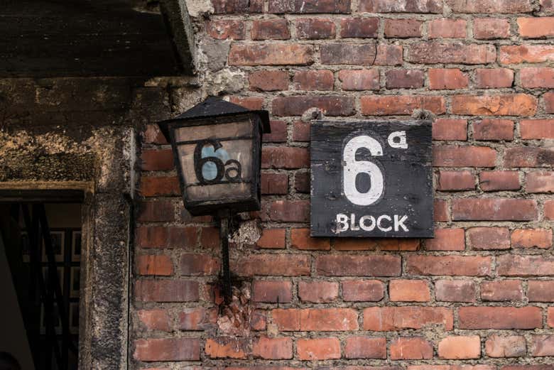 Uno de los rincones de Auschwitz-Birkenau