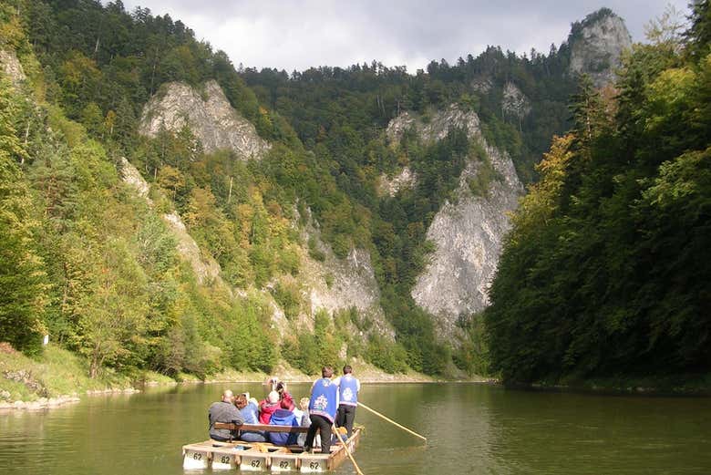 Pagayez sur le rivière Dunajec