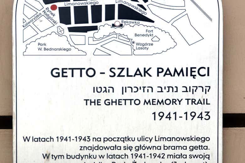 Memorial plaque in Krakow