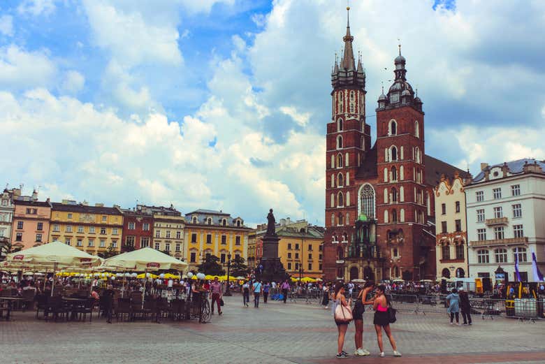 Place du marché principal de Cracovie