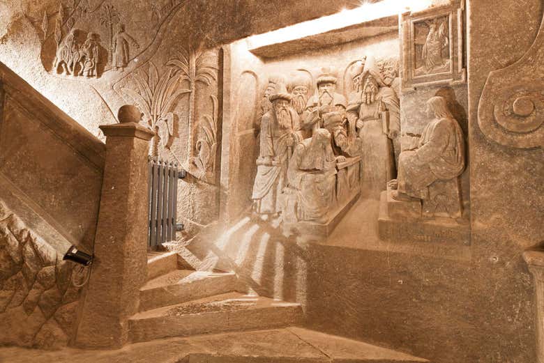 Relieves de las minas de sal de Wieliczka