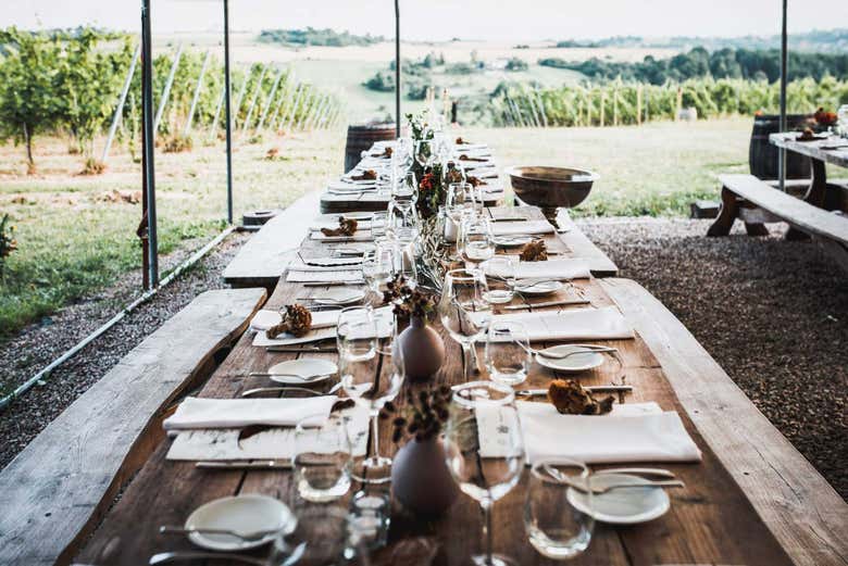 Ready for the tasting