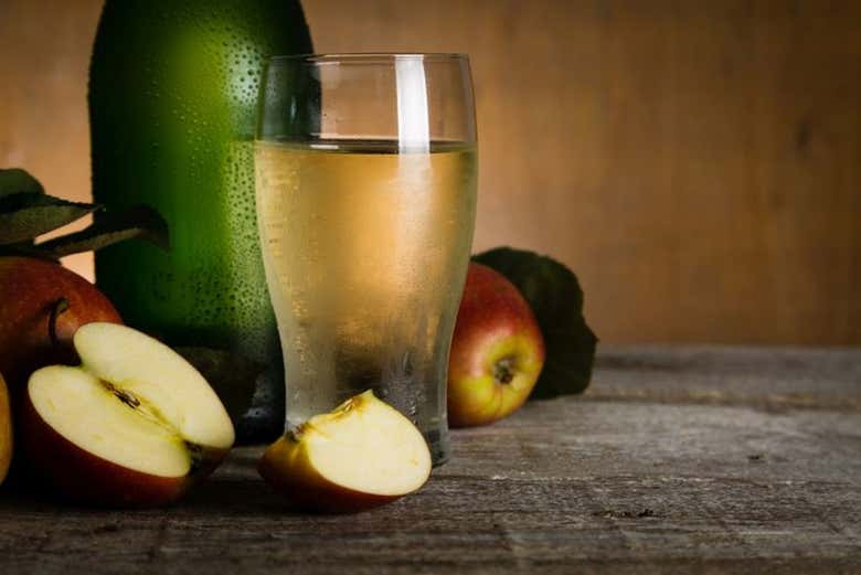 Vaso de sidra