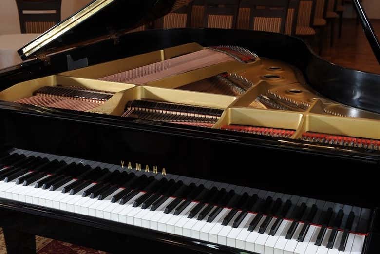 Grand piano for the concert