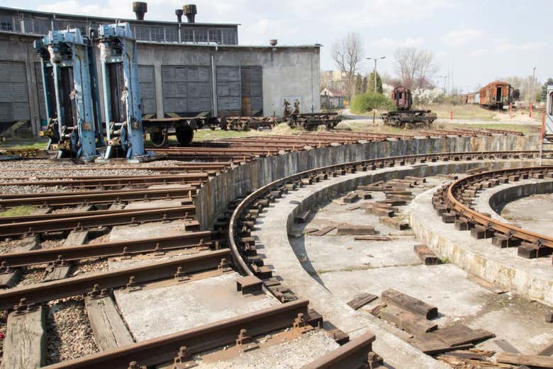The Płaszów train tracks