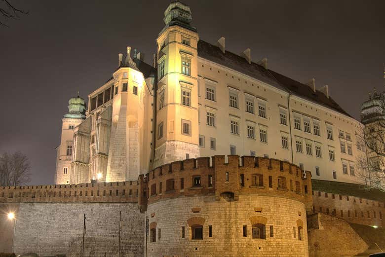 Wawel at night