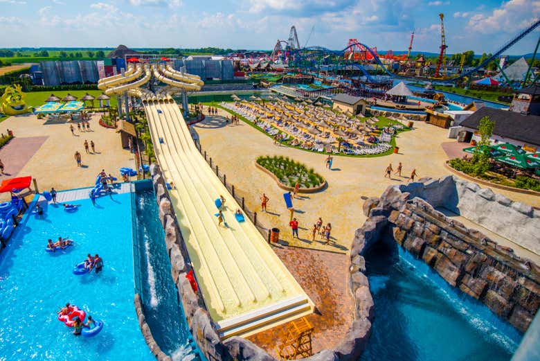 Vista aérea de Energylandia