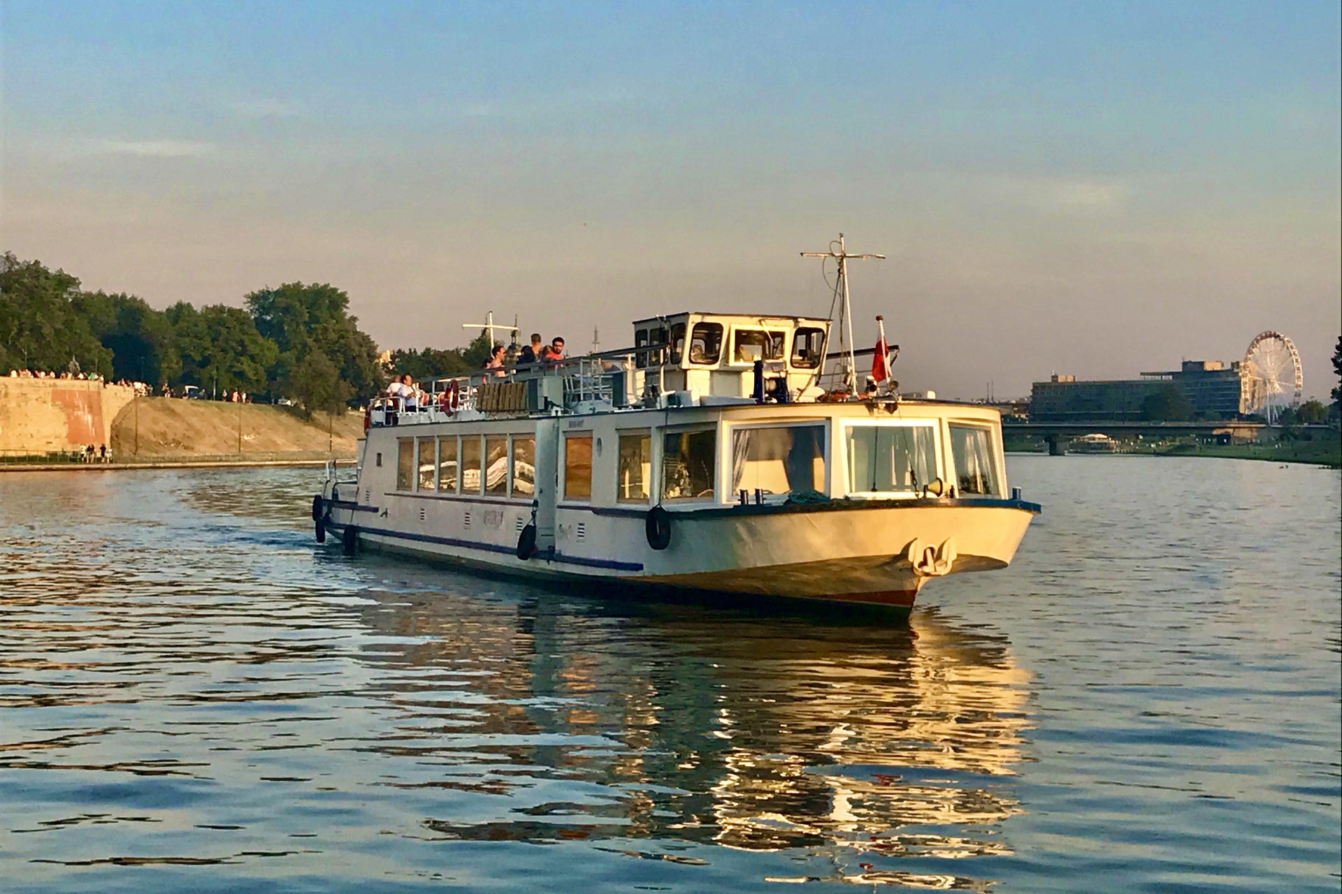 Giro in barca sul fiume Vistola