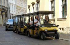 Tour privado en coche eléctrico por Cracovia