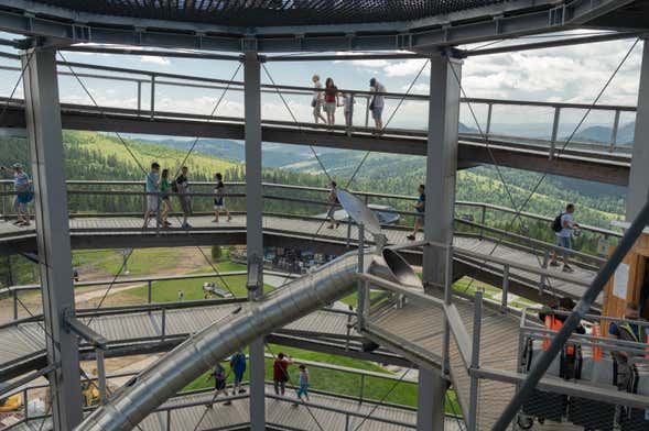Escursione a Treetop Walk Bachledka + Giro in zattera sul fiume Dunajec