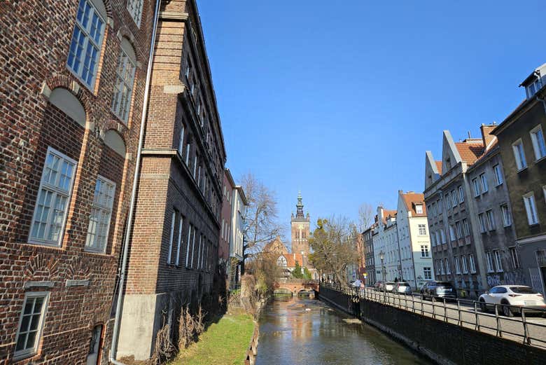 Uno de los canales de Gdansk