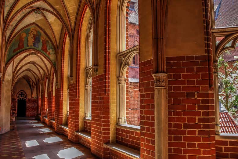 malbork castle tour from gdansk Castle Cloister