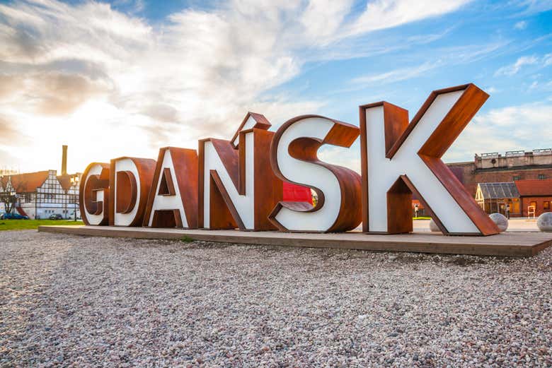 Letrero de Gdansk