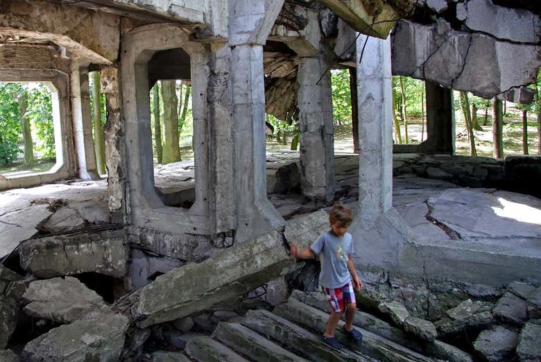 Visita alle rovine di Westerplatte