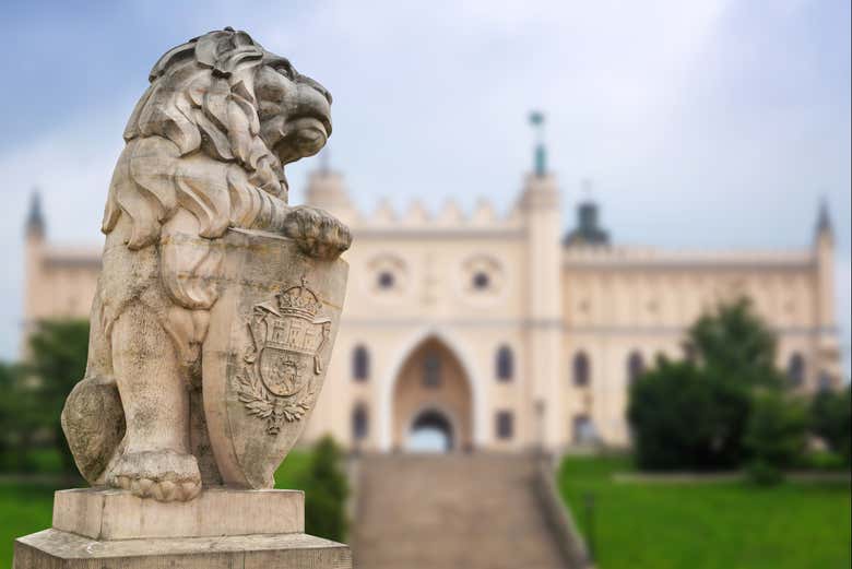 Contemplando el castillo de Lublin