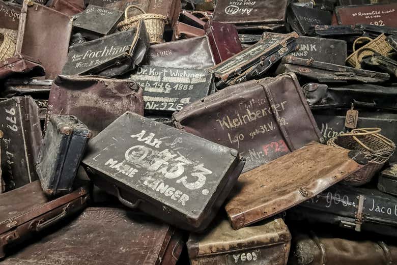 Maletas de los presos de Auschwitz