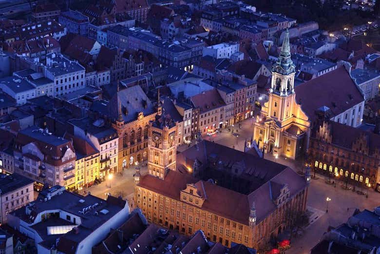 Torun desde el cielo