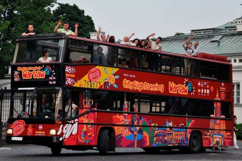 Bus touristique de Varsovie