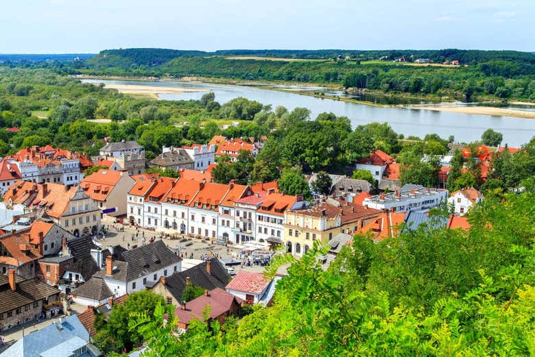 Centro antigo de Kazimierz Dolny