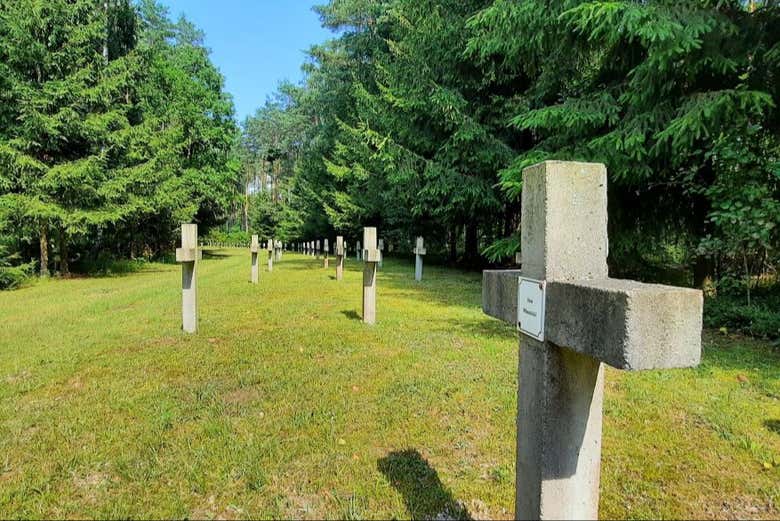 El cementerio en el Campo de Concentración de Treblinka