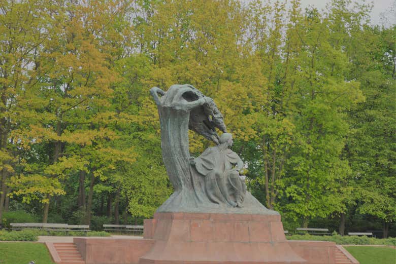 Statue de Chopin à Varsovie