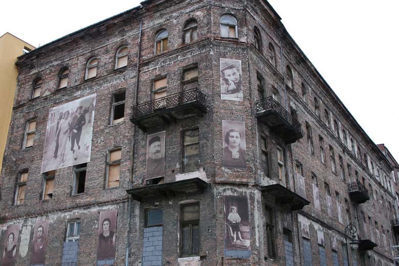 Edificio en el Gueto de Varsovia