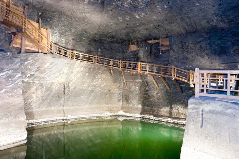 En el interior de las minas de sal