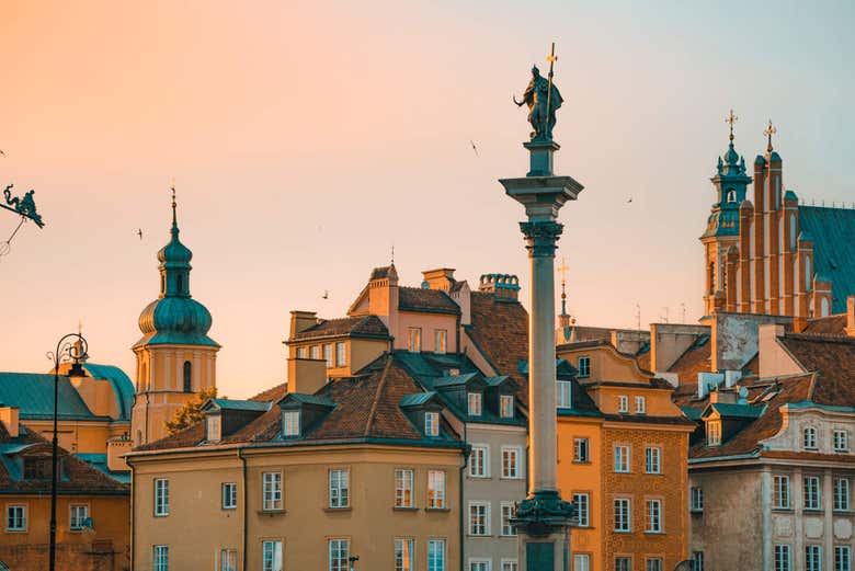 Panorámica del casco antiguo de Varsovia