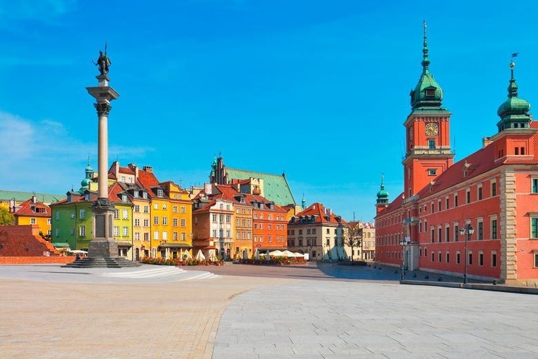 Praça do Castelo em Varsóvia
