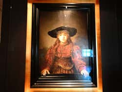 Tableau de Rembrandt dans le château