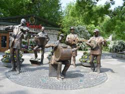 Monumento ai Musicisti nel quartiere Praga