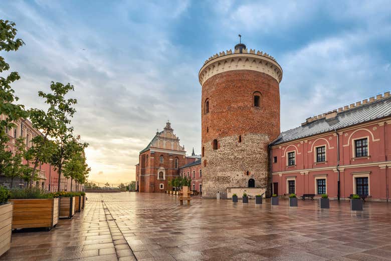 Torre medievale del castello di Lublino