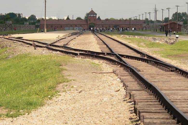 Voies de chemin de fer à Birkenau