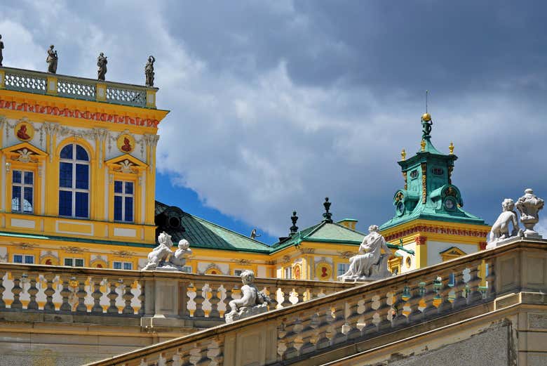 Detalles del Palacio de Wilanów