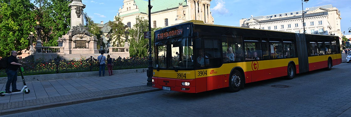 Ônibus em Varsóvia