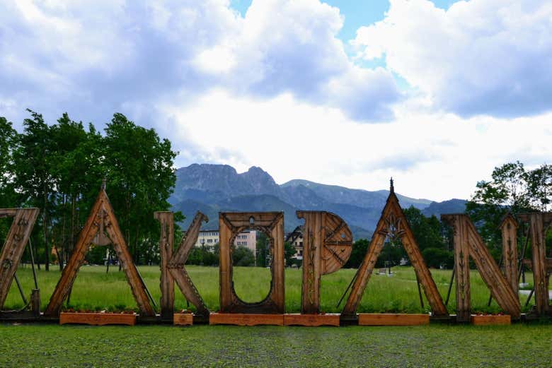 Letras de madera de Zakopane