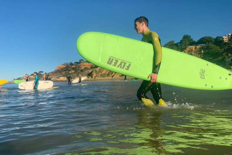 Cours de surf