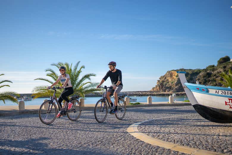 Explorando Albufeira de bicicleta