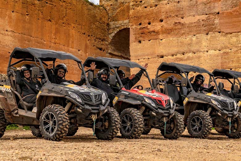 Buggys no castelo de Paderne