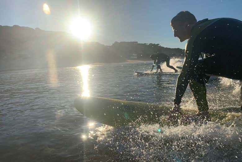 Cogiendo las olas
