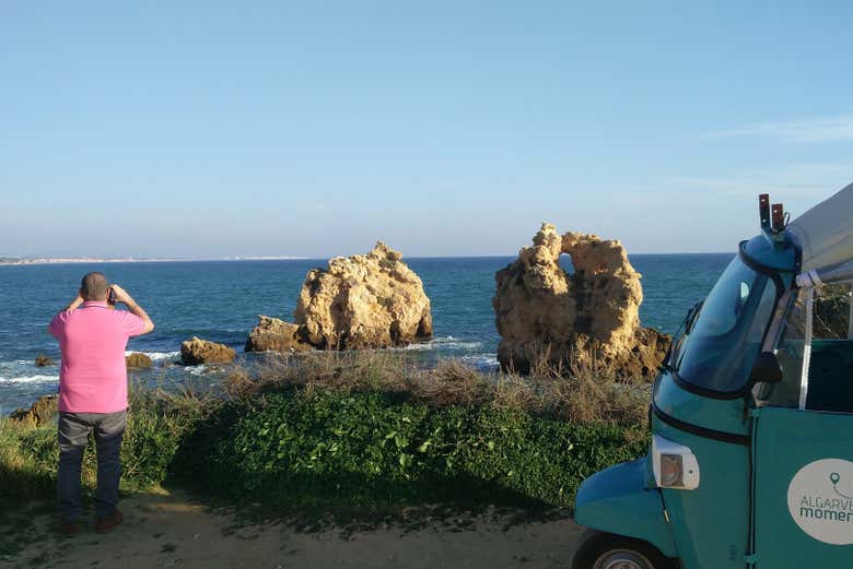 Costa de Albufeira de tuk tuk