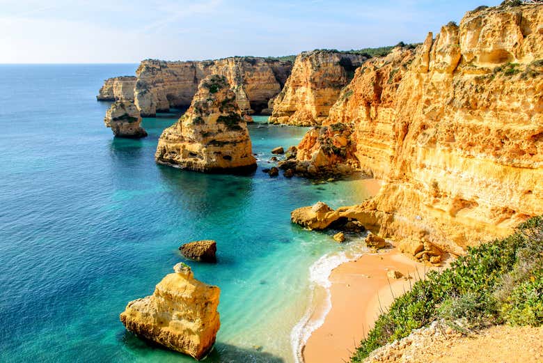 Paraje de la costa del Algarve